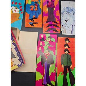Vintage 1968 The Beatles Yellow Submarine Card Stationary With Box 15/18 DH1368
